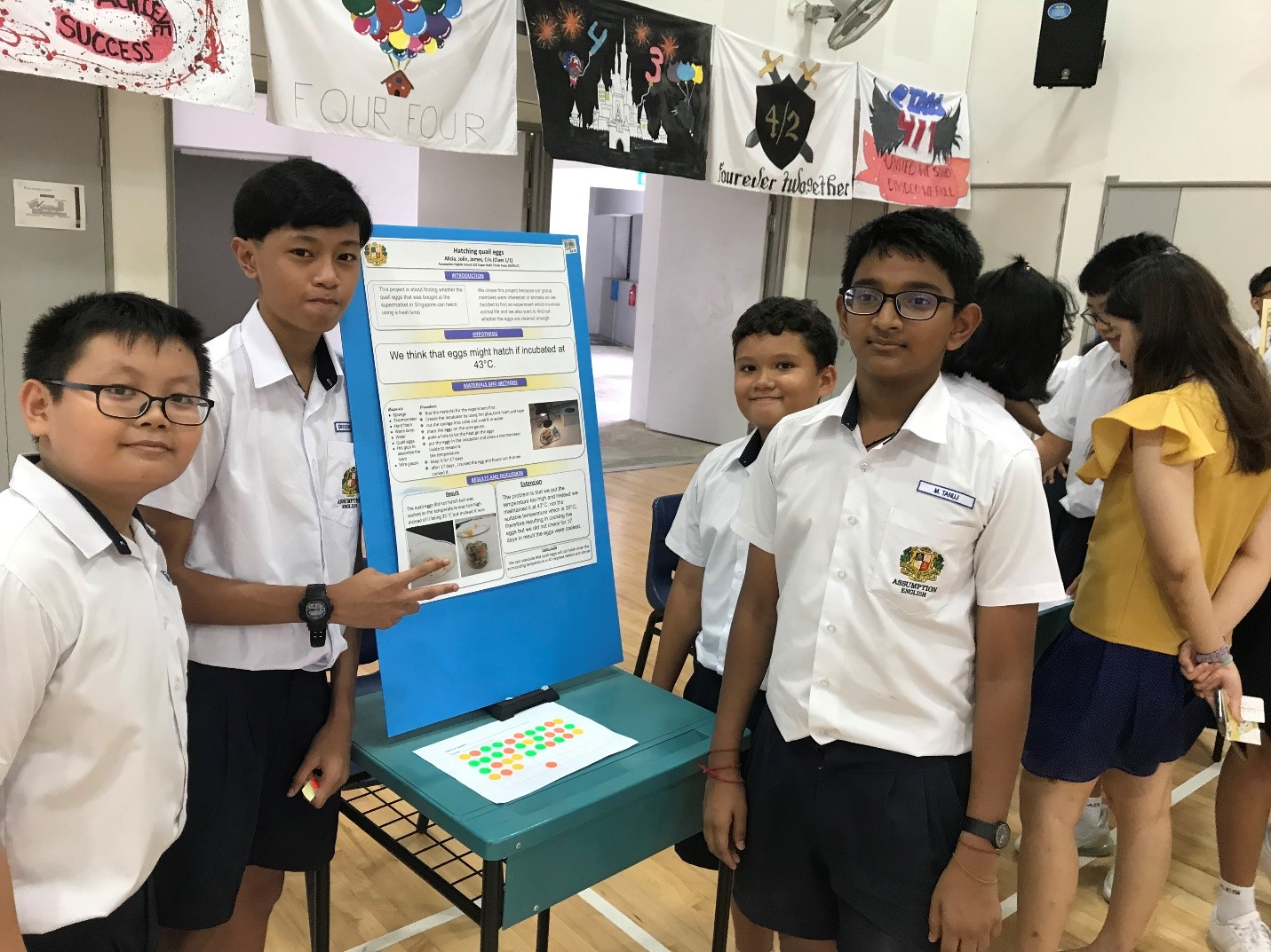 CSI Science Poster stage